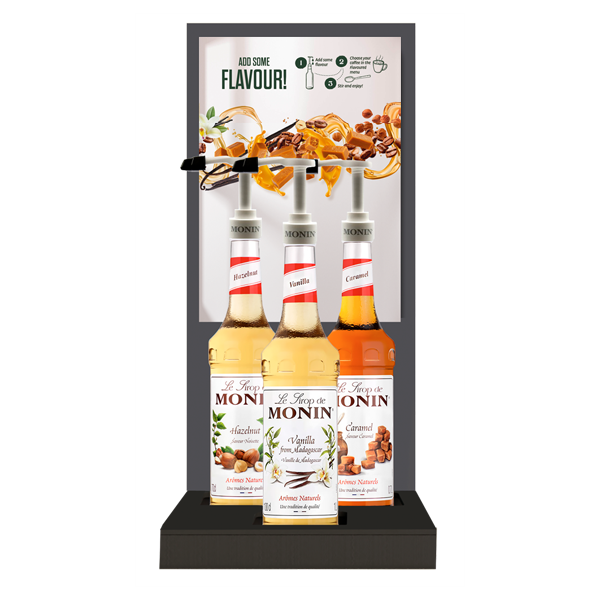 Sirup Display - plads til 3 stk