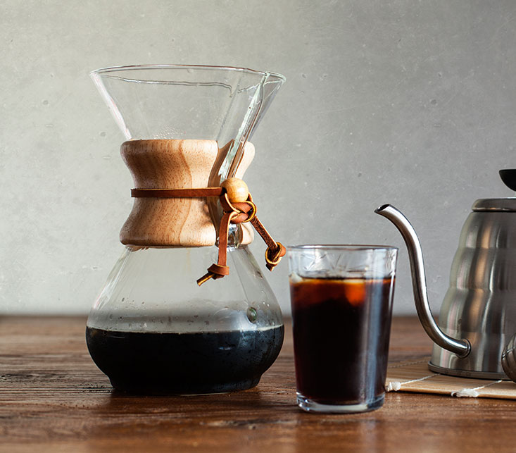 Bryg din egen kop Chemex kaffe