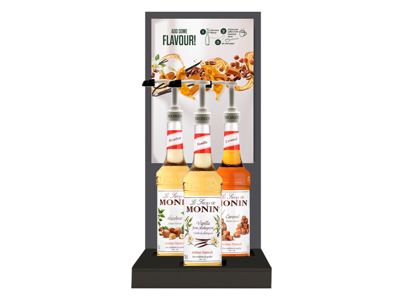 Sirup Display - plads til 3 stk